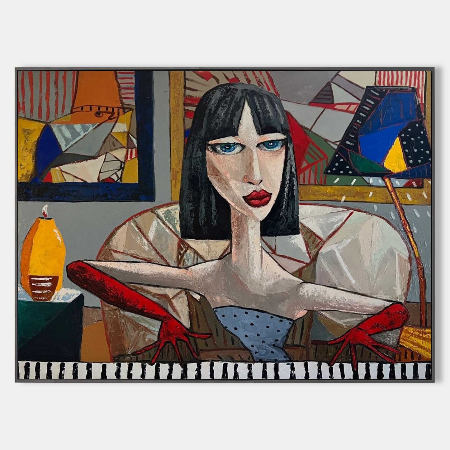 Pop Art Painting hand - painted #HM32