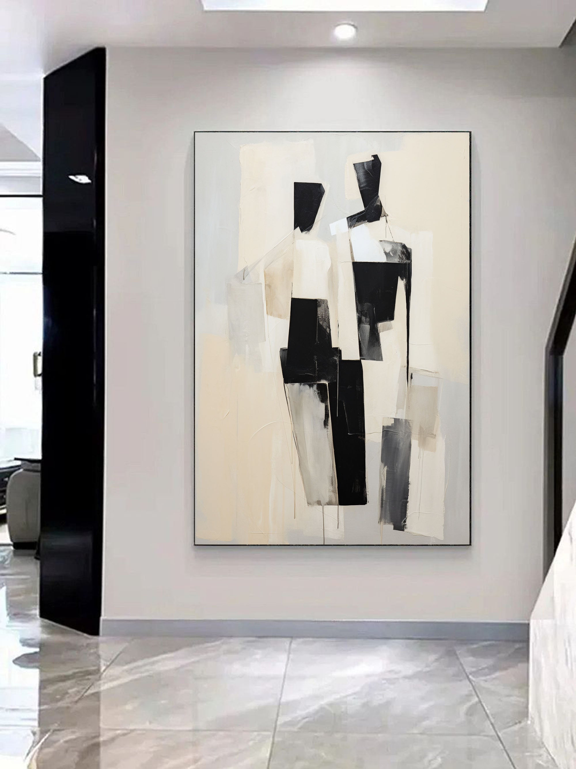 Contemporary Minimalist Art Painting hand - painted #HM125-Homemural