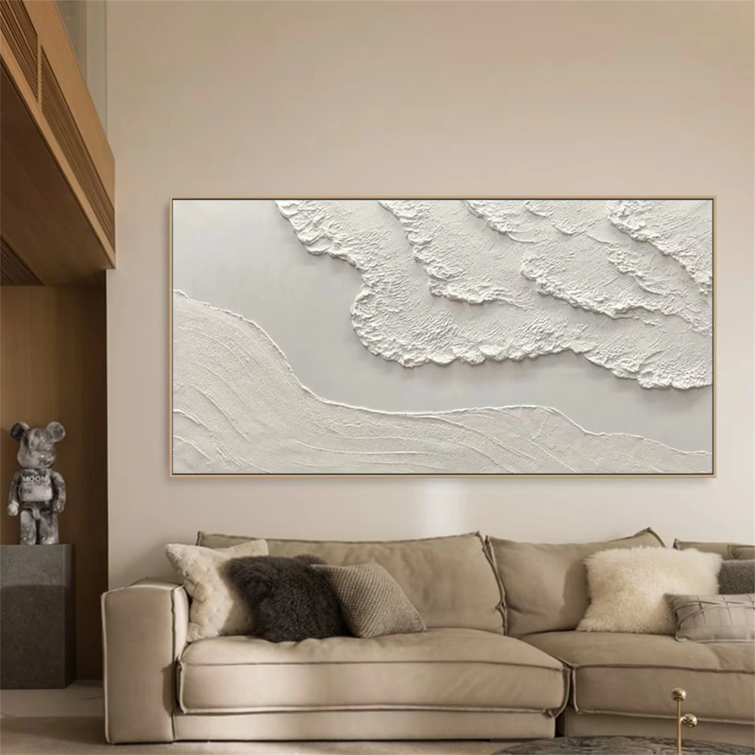 Plaster Art Painting hand - painted #HM1420