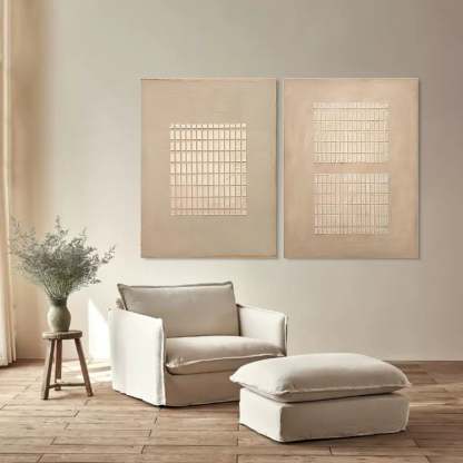 Abstract Painting Set Of 2 #SP070-Homemural