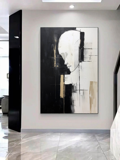Contemporary Minimalist Art Painting hand - painted #HM150-Homemural