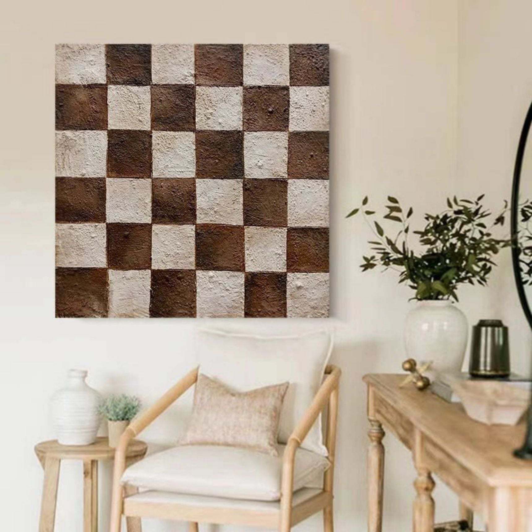 Wabi-Sabi Art Painting hand - painted Set Of 2 #HM642-Homemural