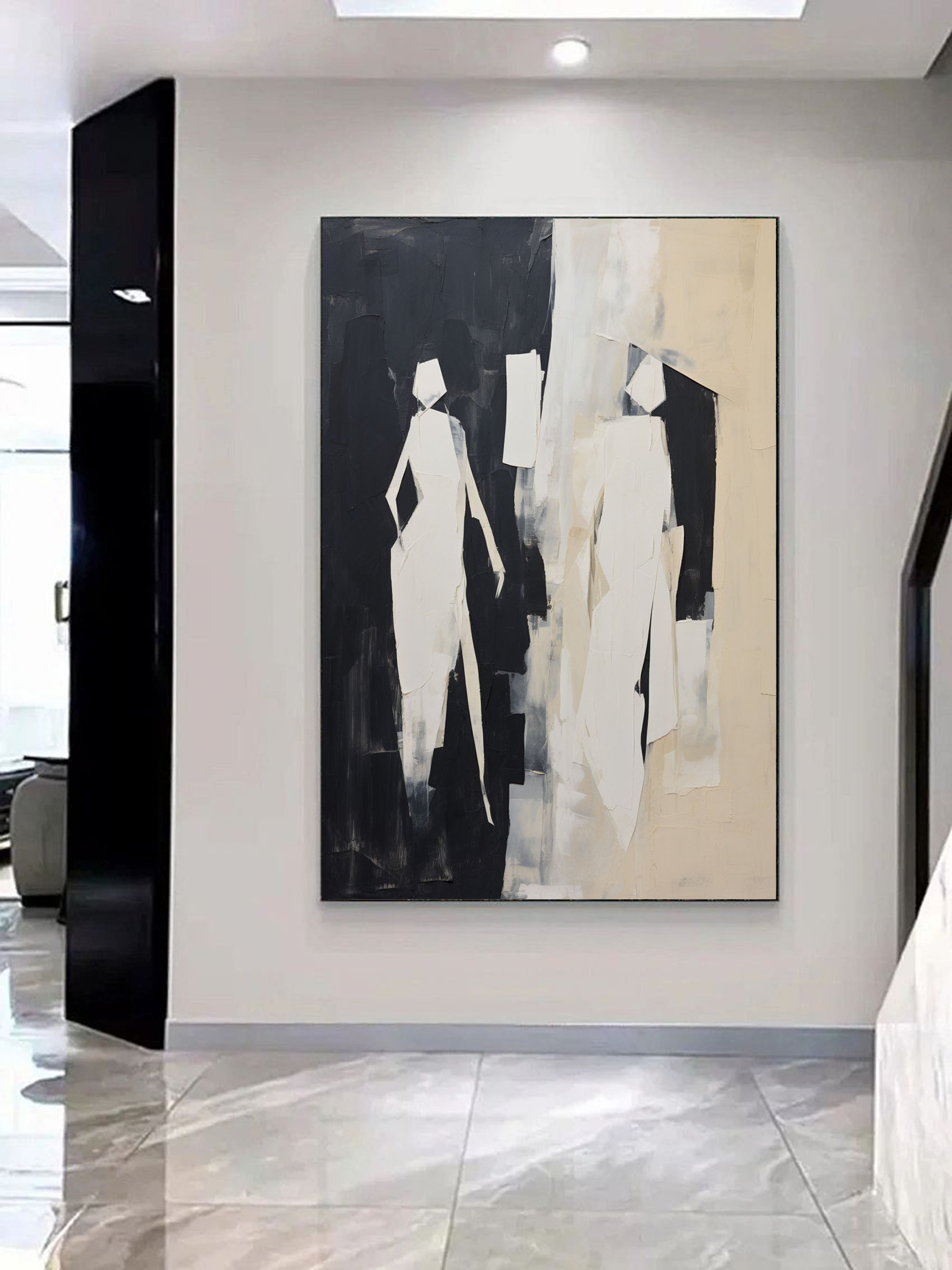 Contemporary Minimalist Art Painting hand - painted #HM155-Homemural