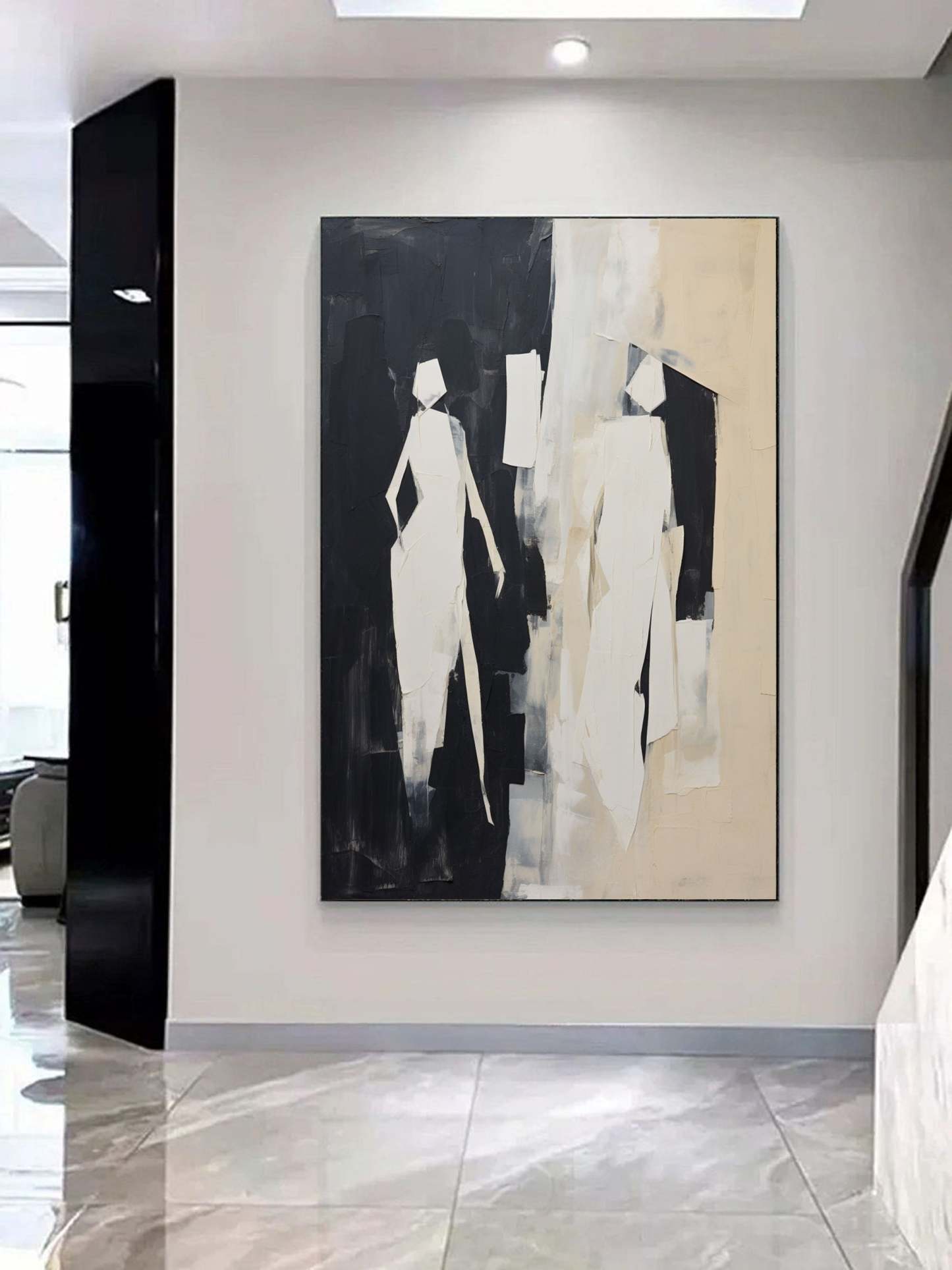 Contemporary Minimalist Art Painting hand - painted #HM155-Homemural