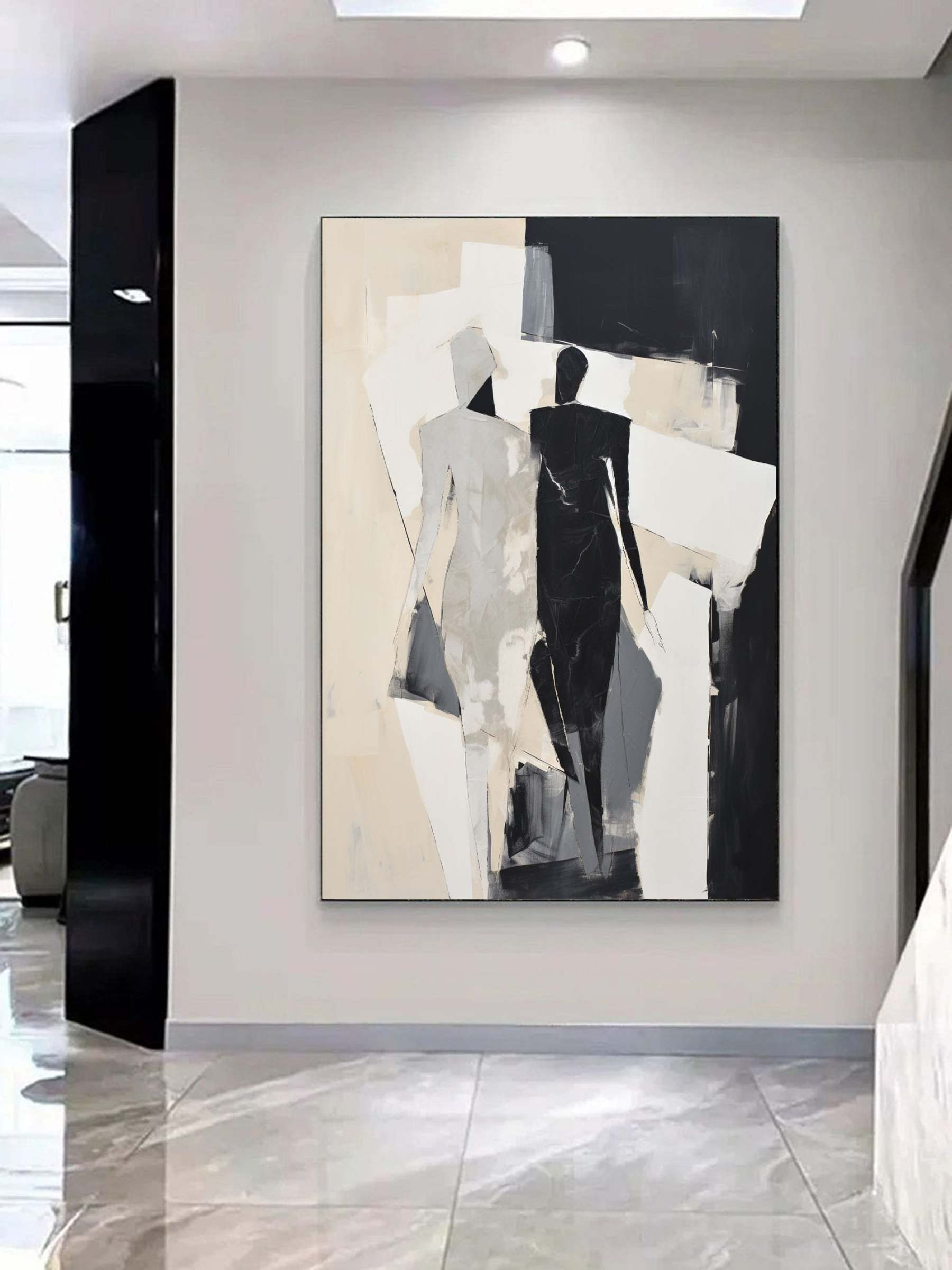 Contemporary Minimalist Art Painting hand - painted #HM144-Homemural