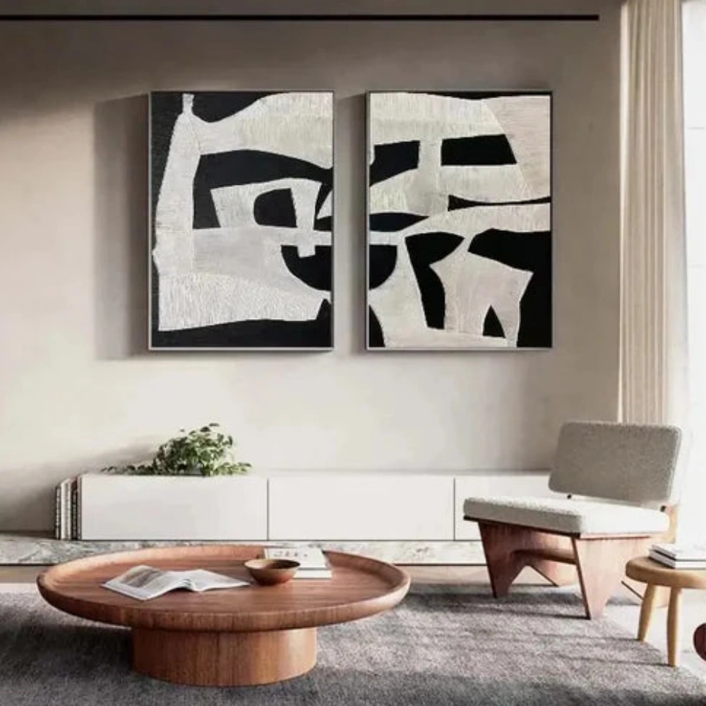 Abstract Graffiti Art Painting hand-painted Set Of 2 #HM1410