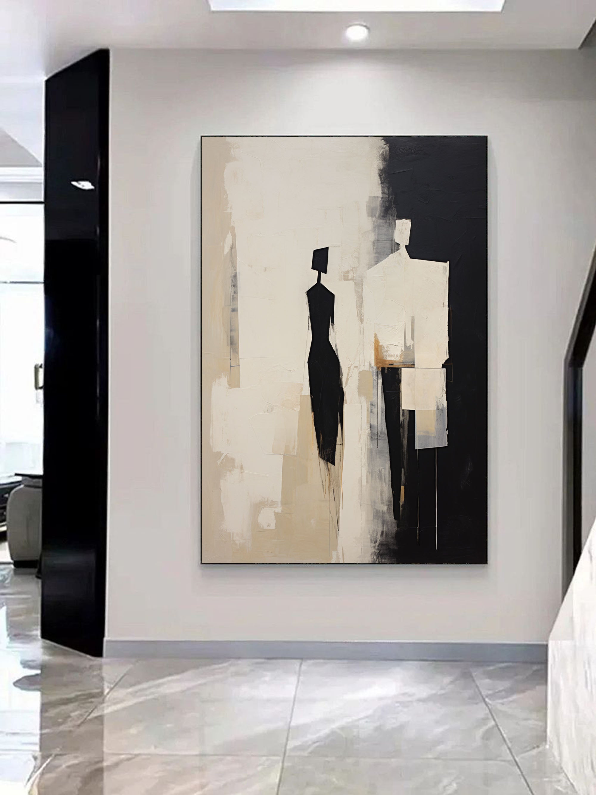Contemporary Minimalist Art Painting hand - painted #HM122-Homemural