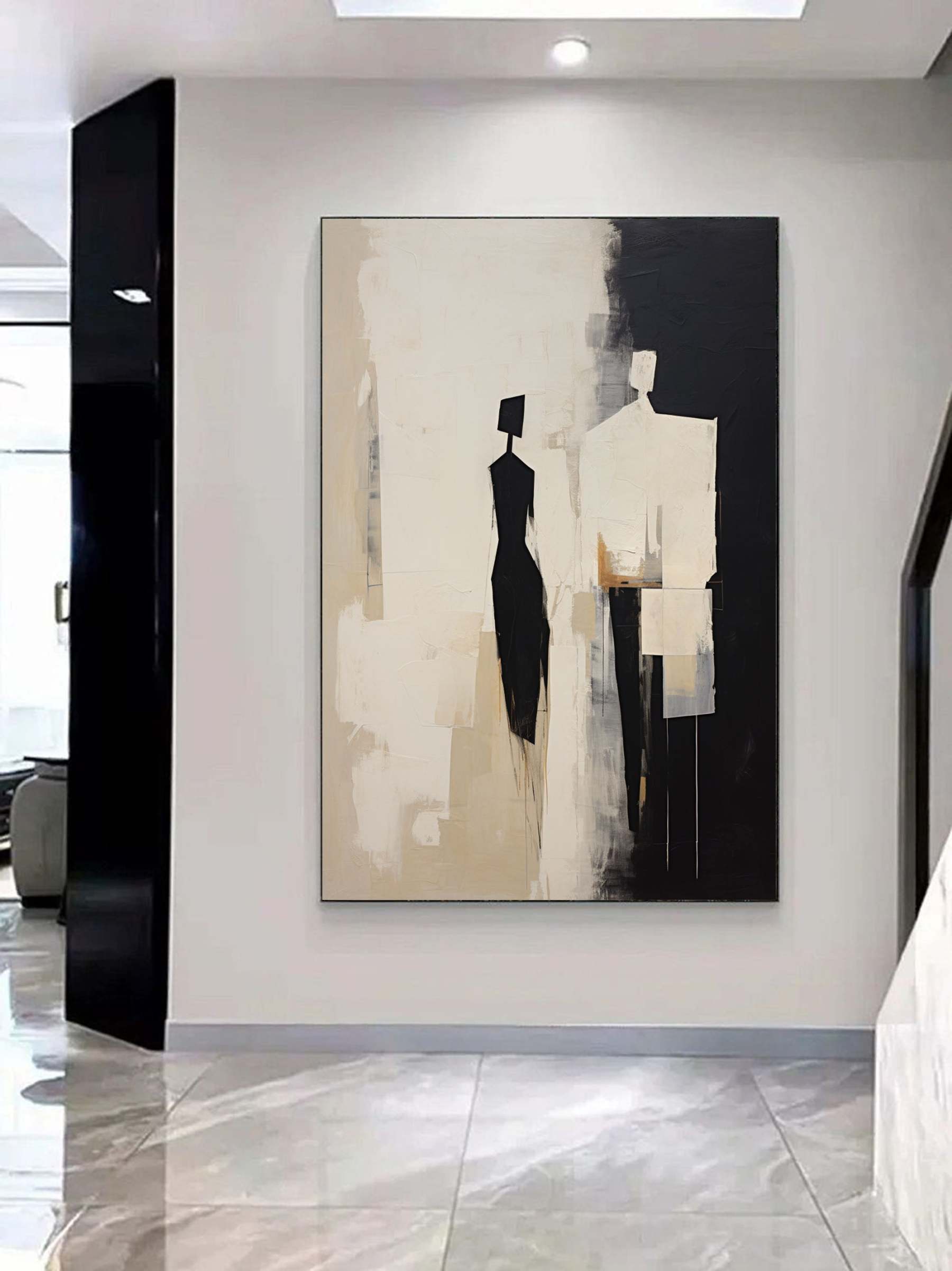 Contemporary Minimalist Art Painting hand - painted #HM122-Homemural
