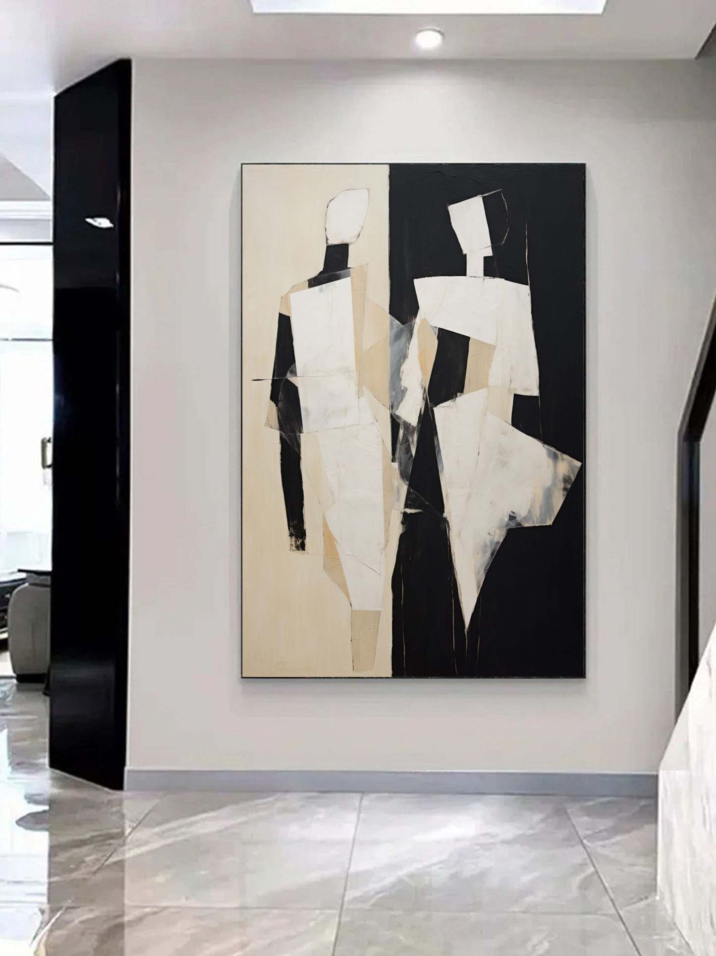 Contemporary Minimalist Art Painting hand - painted #HM136-Homemural