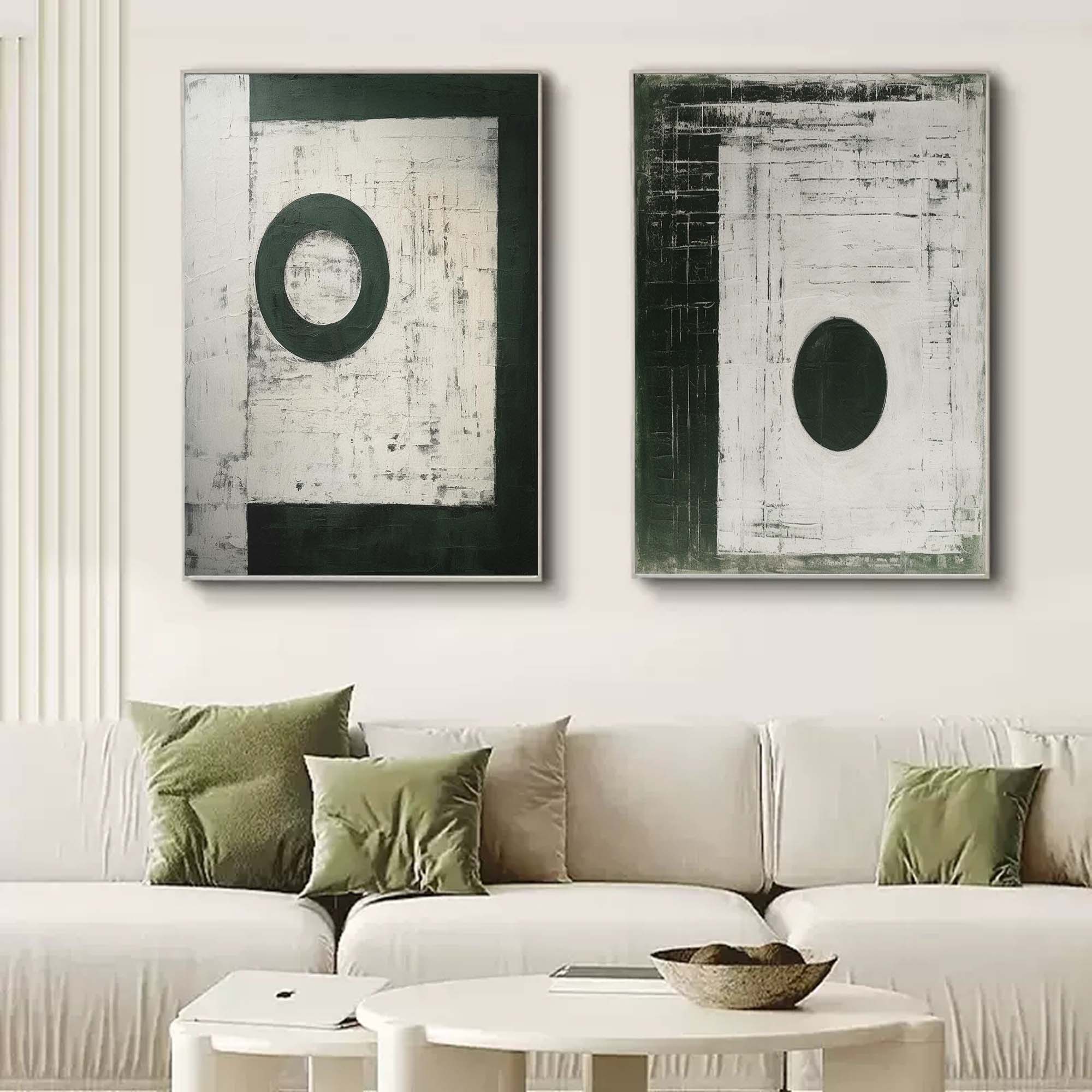 Abstract Painting Set Of 2 #SP151-Homemural