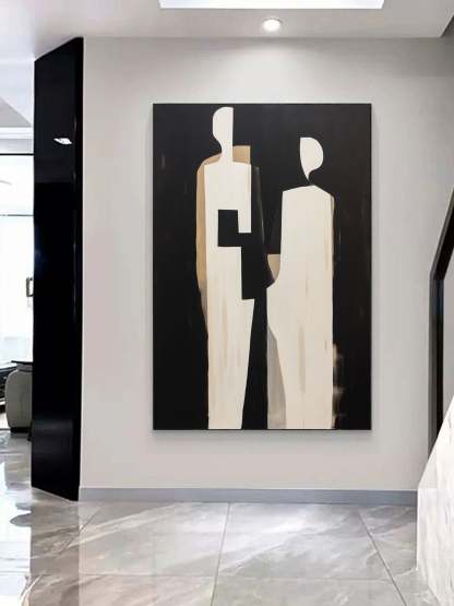 Contemporary Minimalist Art Painting hand - painted #HM576