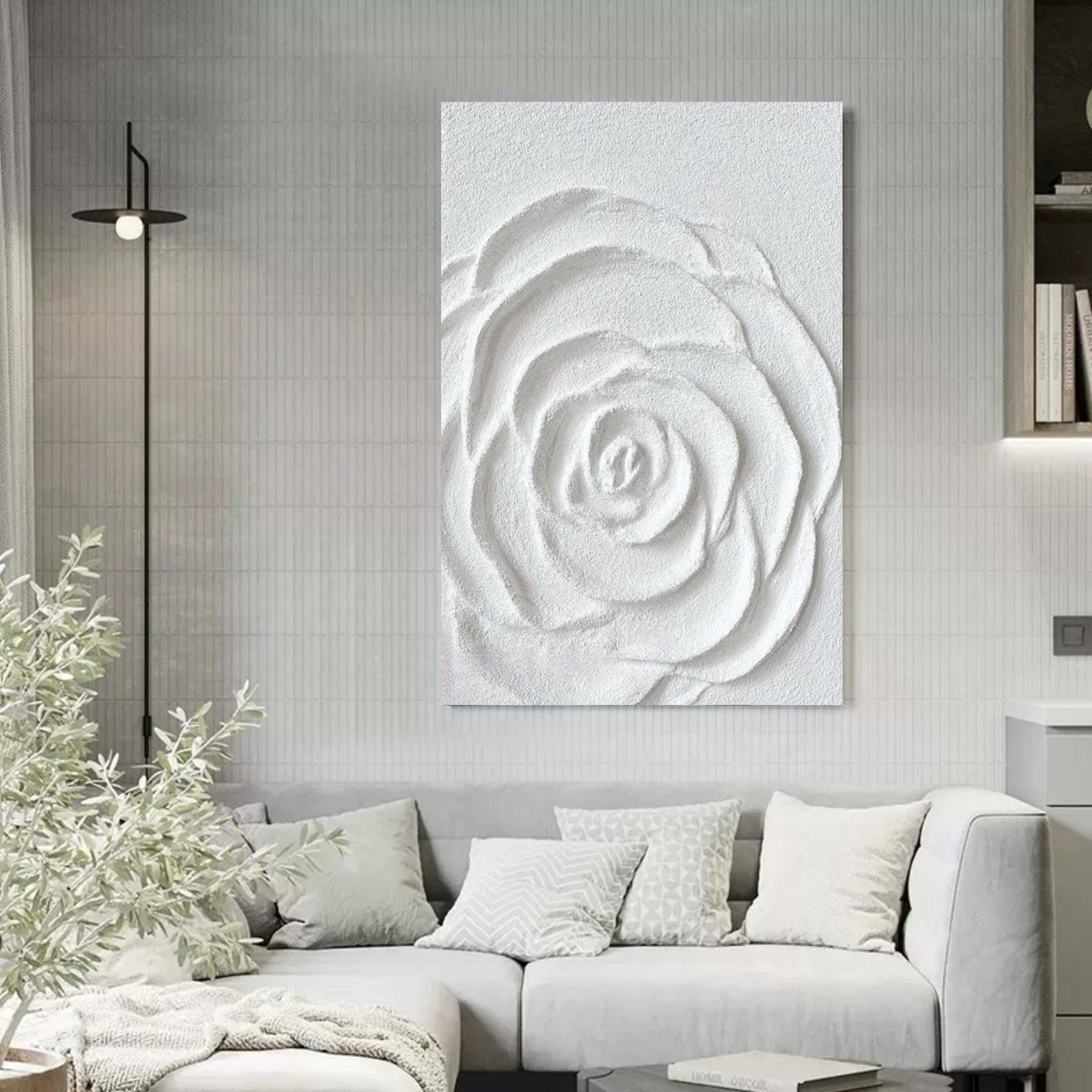 Plaster Art Painting hand - painted #HM112-Homemural