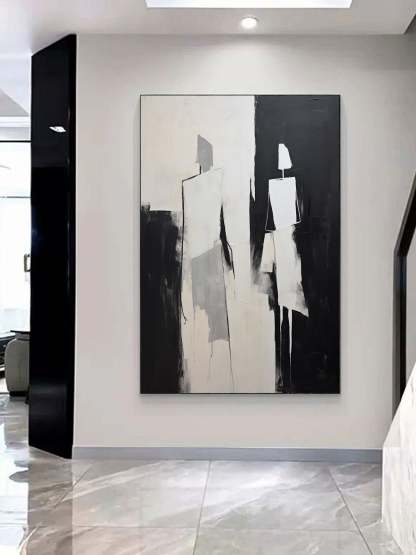 Contemporary Minimalist Art Painting hand - painted #HM588