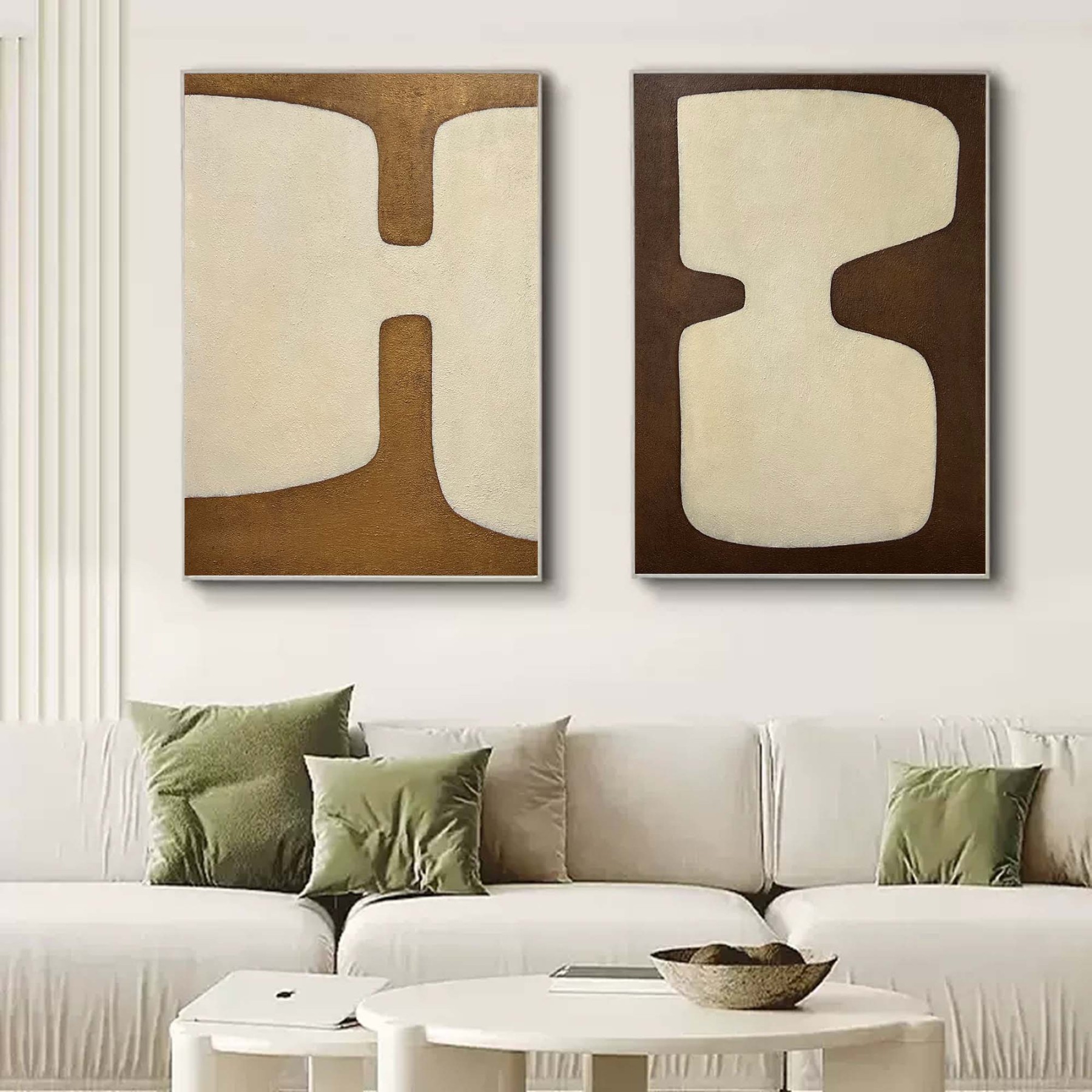 Plaster Art Painting hand - painted #HM704-Homemural