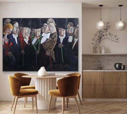 Pop Art Painting hand - painted #HM896