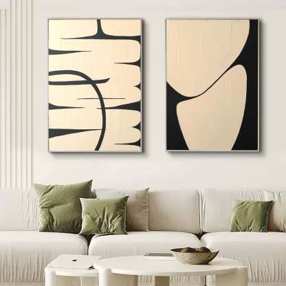 Abstract Painting Set Of 2 #SP135-Homemural