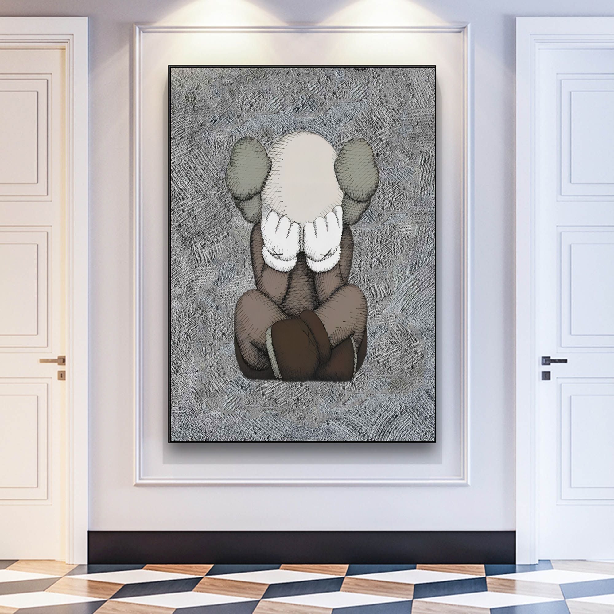 Pop Art Painting hand - painted #HM334-Homemural