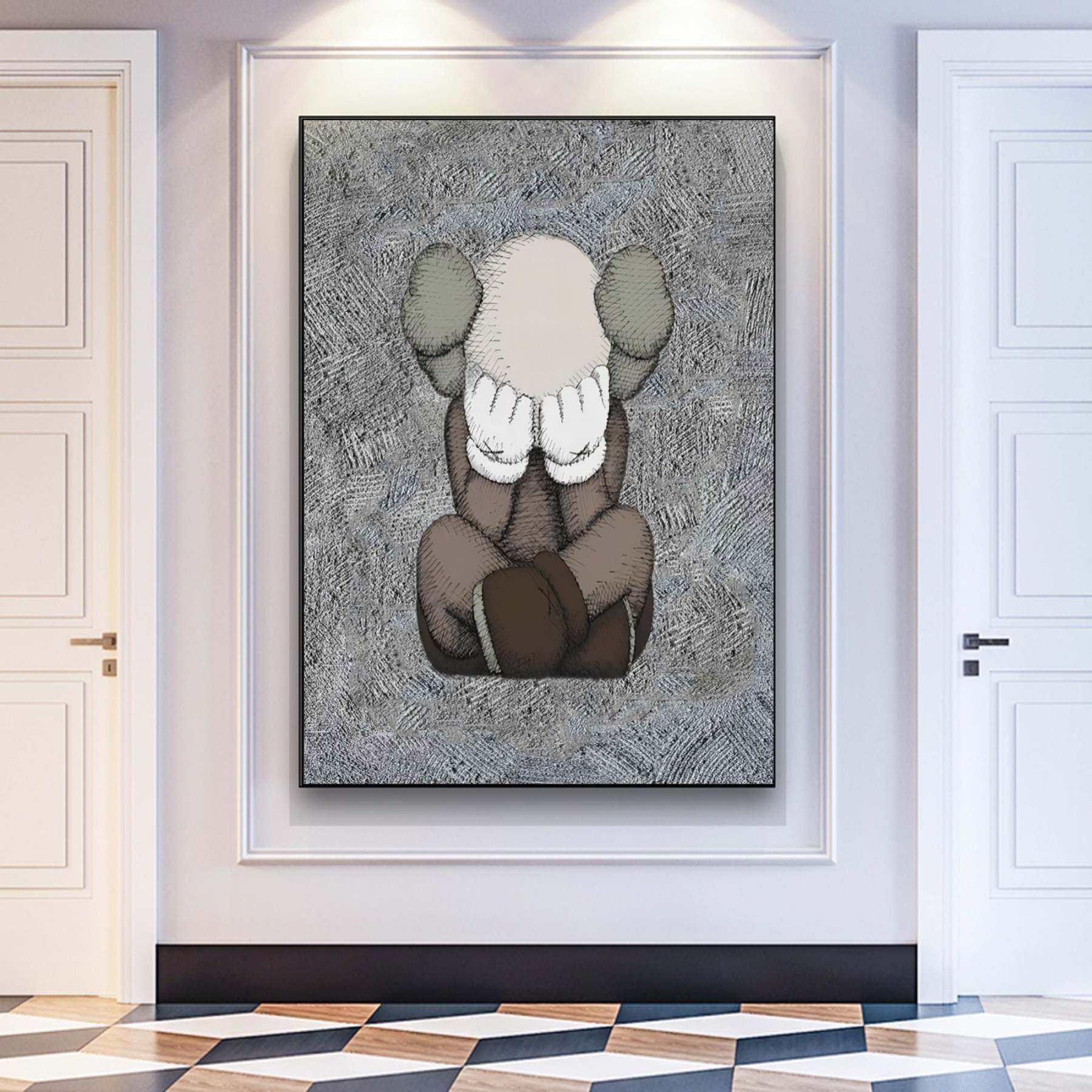 Pop Art Painting hand - painted #HM334-Homemural