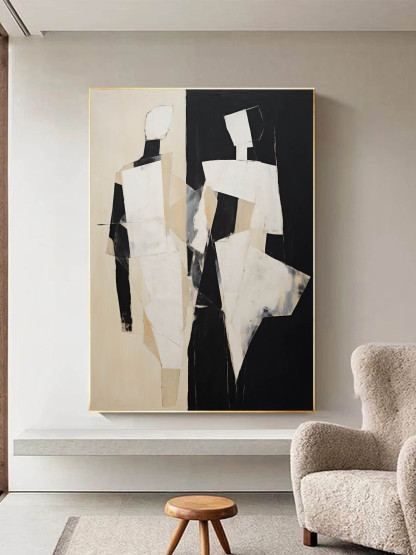Contemporary Minimalist Art Painting hand - painted #HM136-Homemural