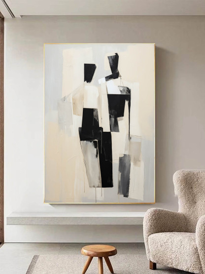 Contemporary Minimalist Art Painting hand - painted #HM125-Homemural