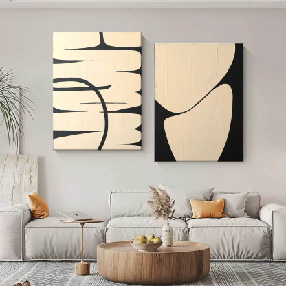 Abstract Painting Set Of 2 #SP135-Homemural