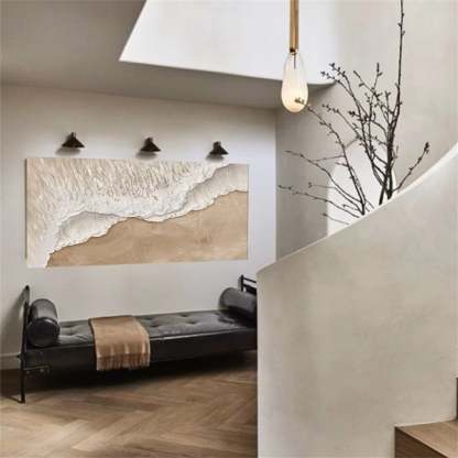 Plaster Art Painting hand - painted #HM1463