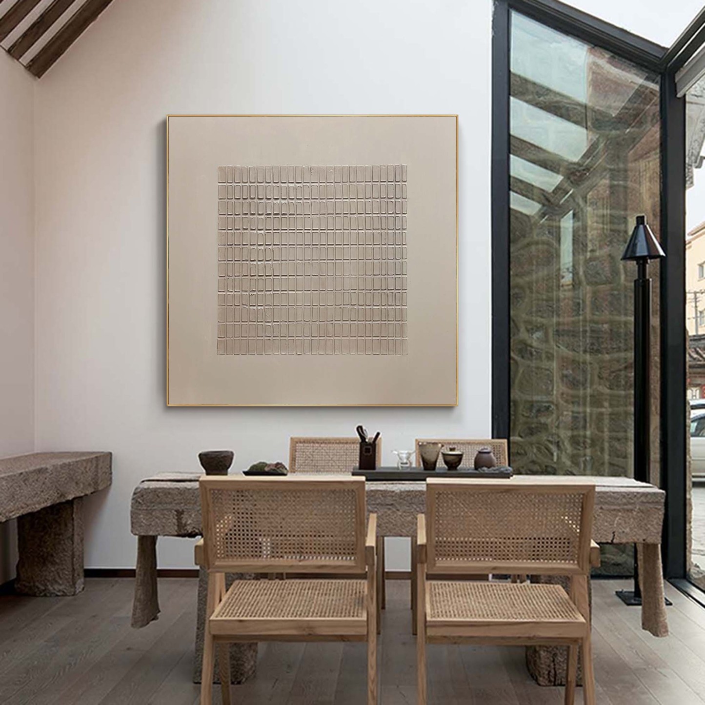 Wabi-Sabi Art Painting hand - painted #HM72-Homemural