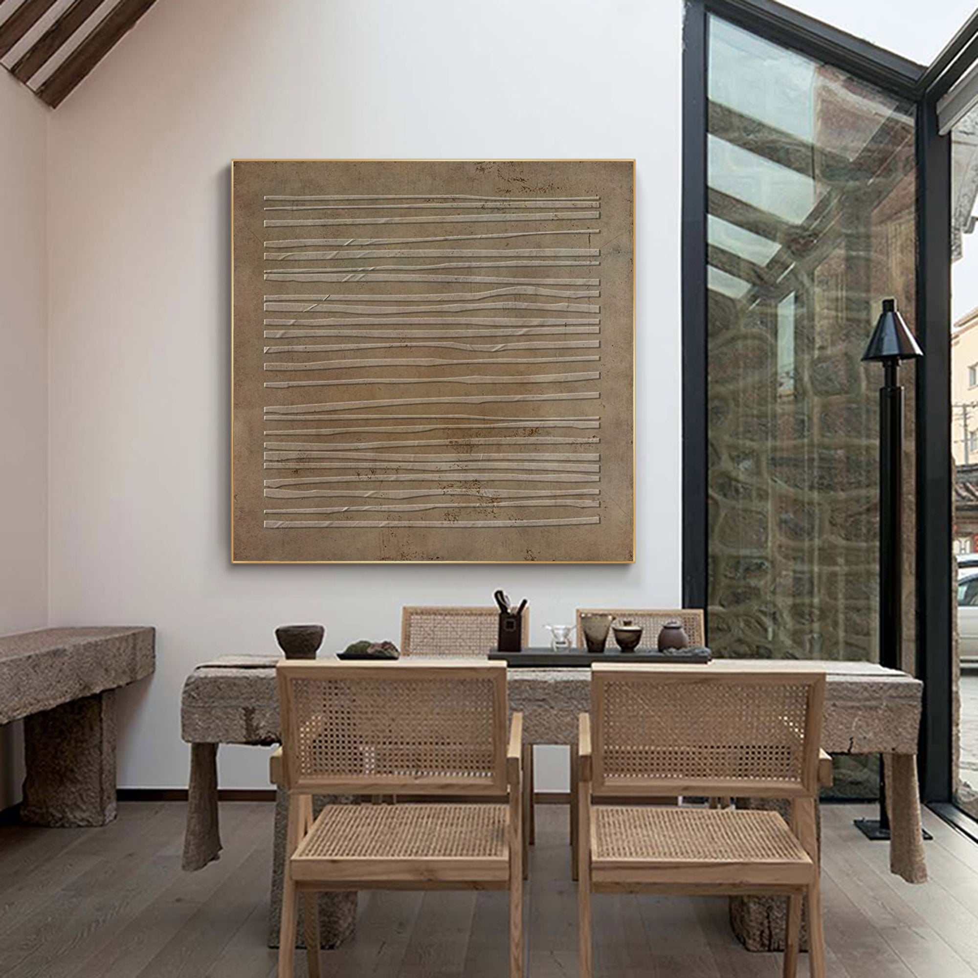 Wabi-Sabi Art Painting hand - painted #HM860-Homemural