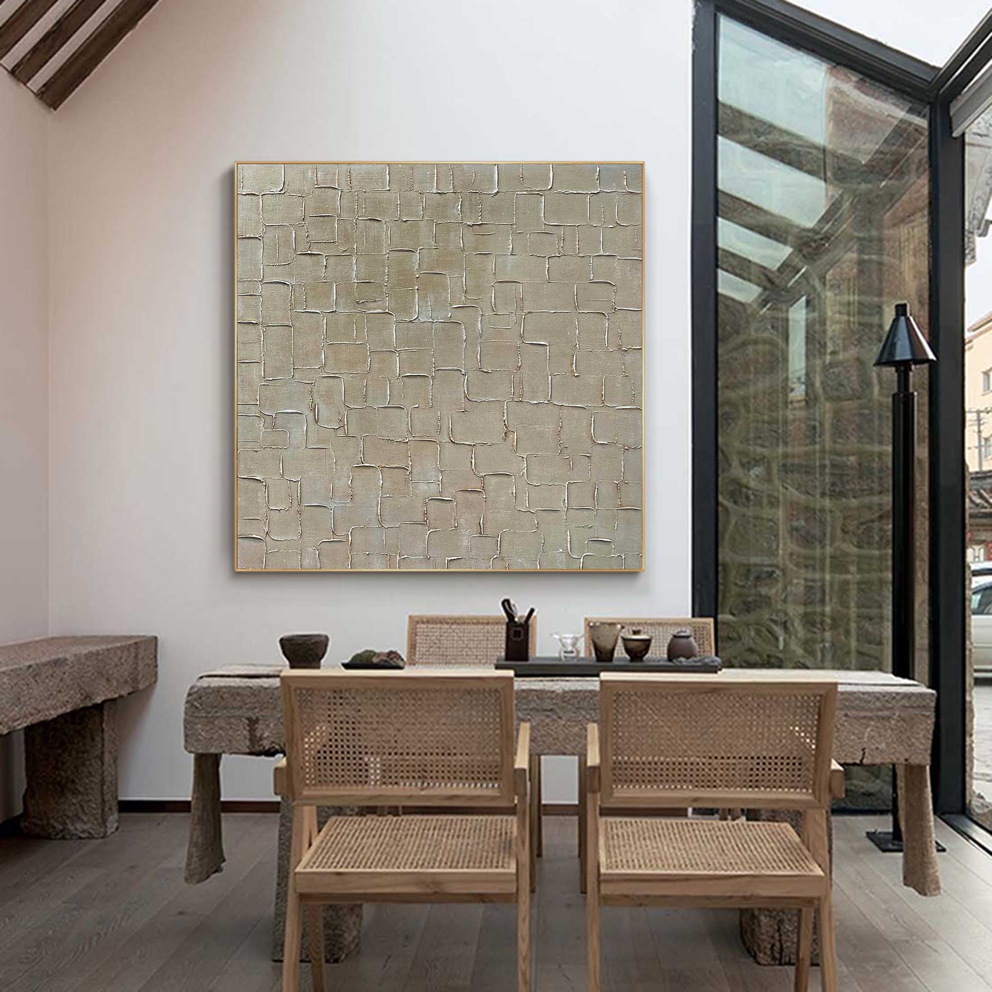 Wabi-Sabi Art Painting hand - painted #HM630-Homemural