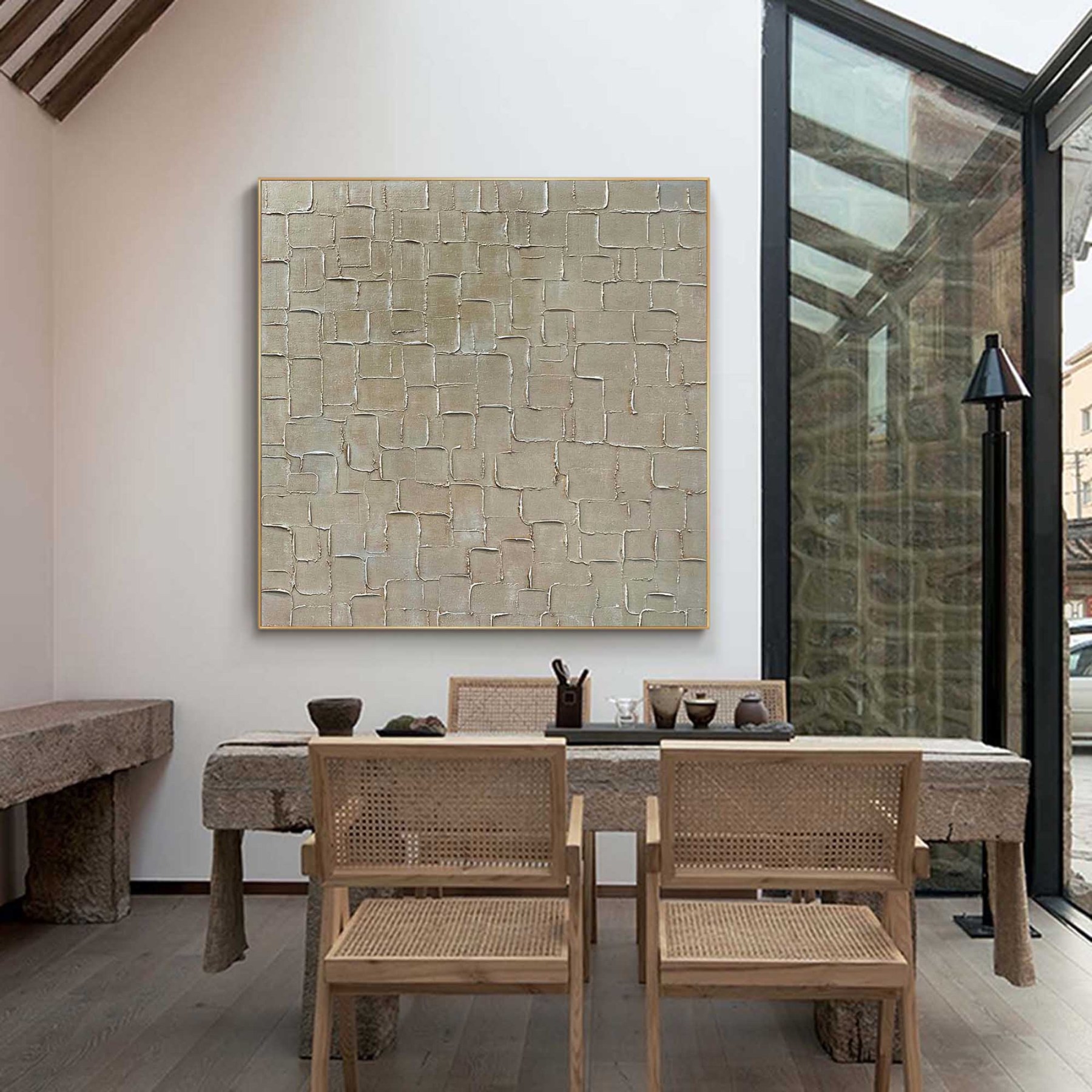 Wabi-Sabi Art Painting hand - painted #HM630-Homemural