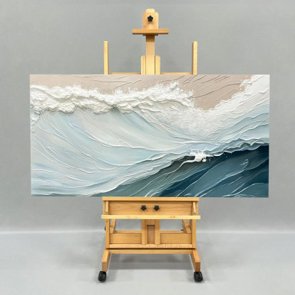 Plaster Art Painting hand - painted #HM736