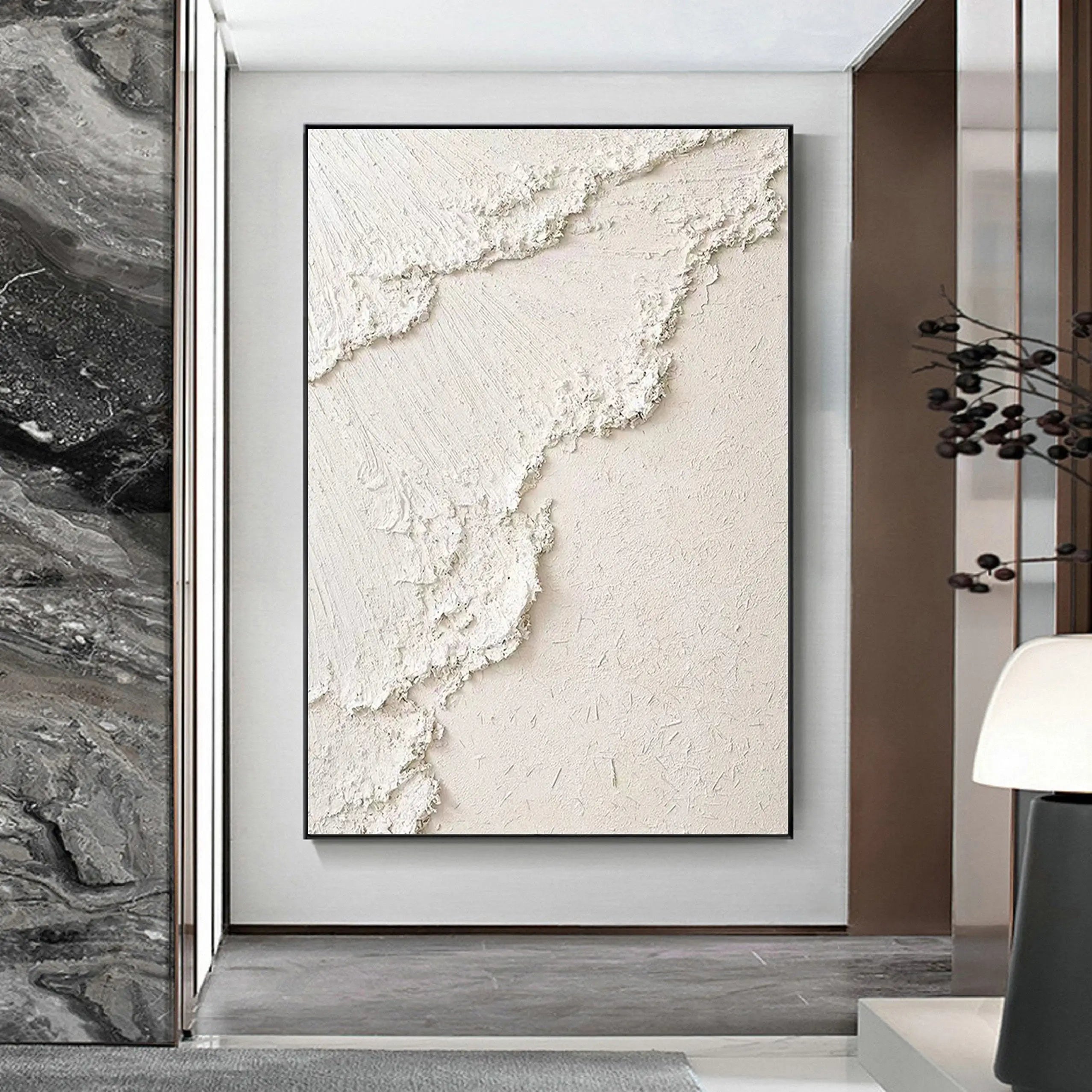 Plaster Art Painting hand - painted #HM1461