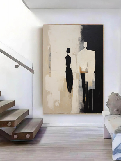 Contemporary Minimalist Art Painting hand - painted #HM122-Homemural