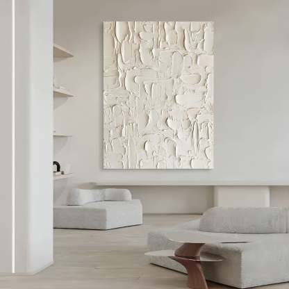 Plaster Art Painting hand - painted #HM111-Homemural