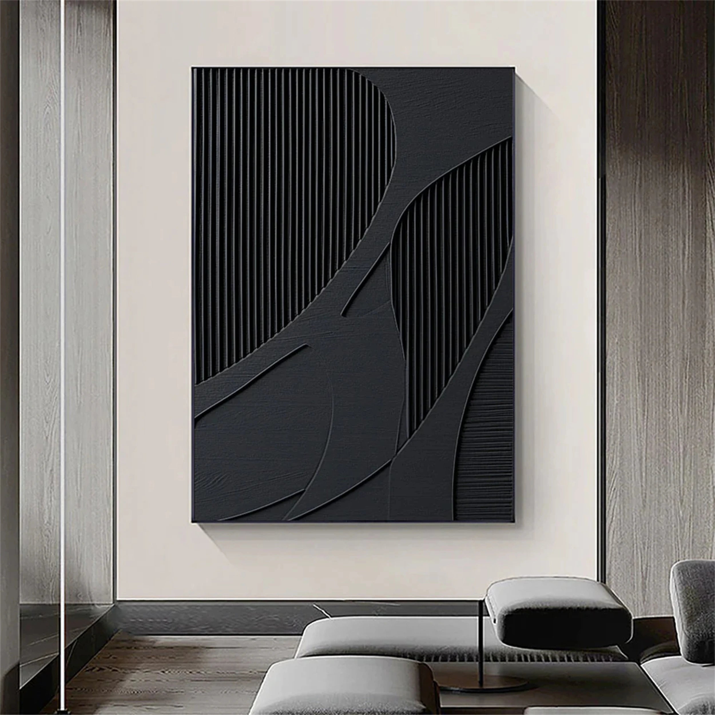 Plaster Art Painting hand - painted #HM1468