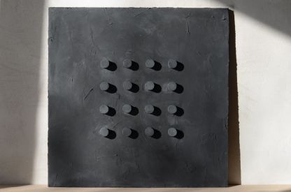 Plaster Art Painting hand - painted Set Of 2 #HM635-Homemural