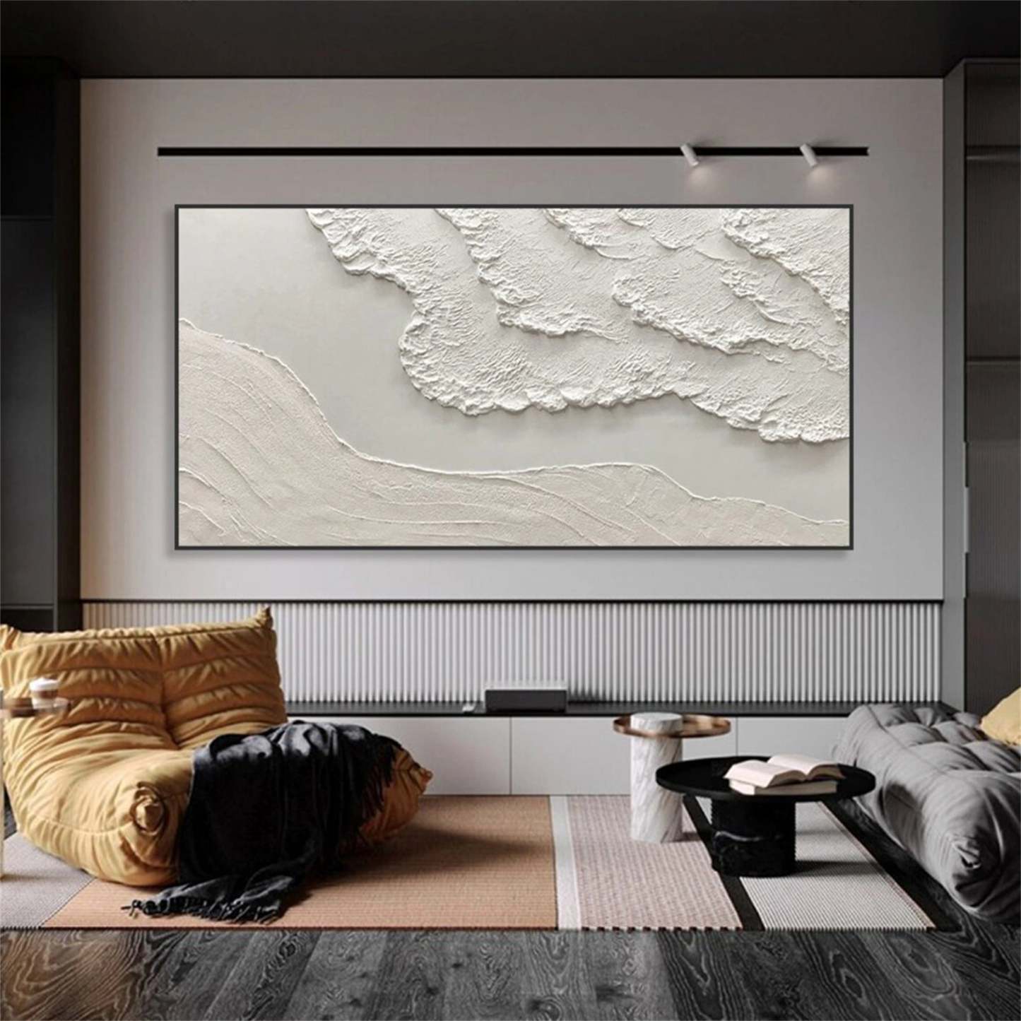 Plaster Art Painting hand - painted #HM1420