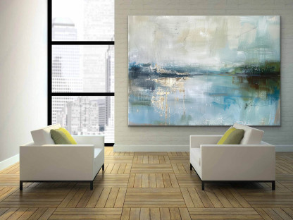 Landscape Art Painting hand-painted #HM1236