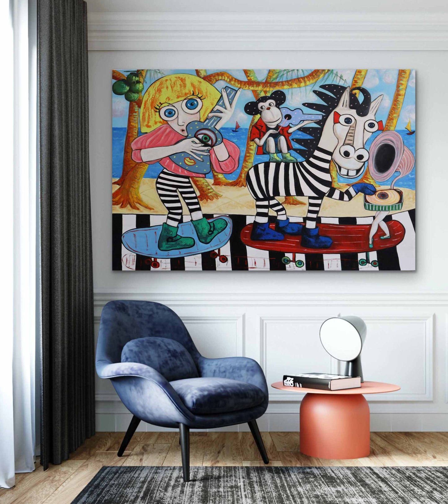 Wabi - Sabi Art Painting hand - painted #HM25