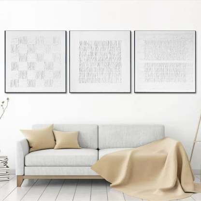 Abstract Painting Set Of 3 #SP031-Homemural