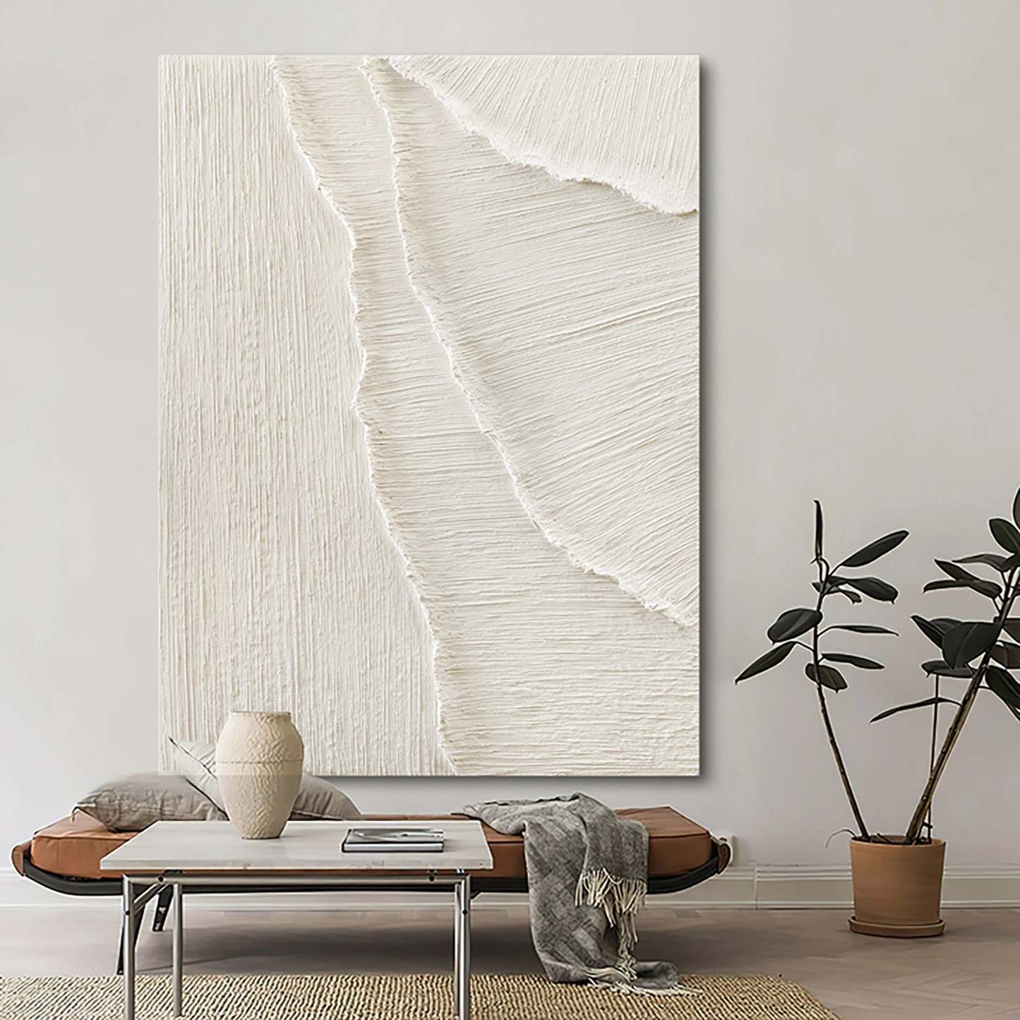 Plaster Art Painting hand - painted #HM1426