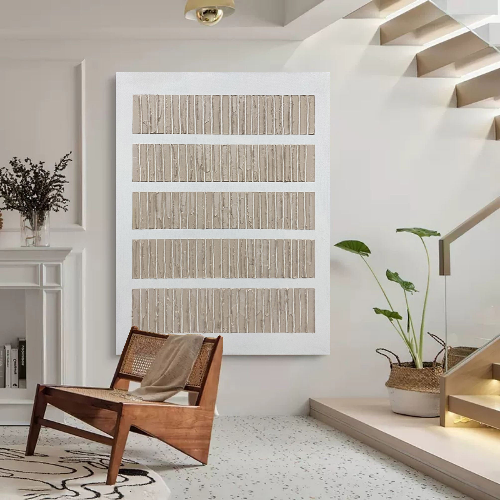 Wabi-Sabi Art Painting hand - painted #HM70-Homemural