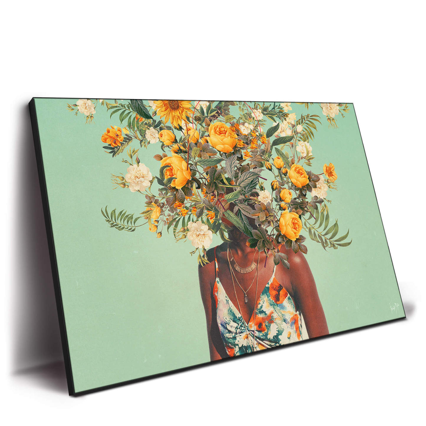 Vintage Portrait Art Oil Painting hand-painted #HM1889