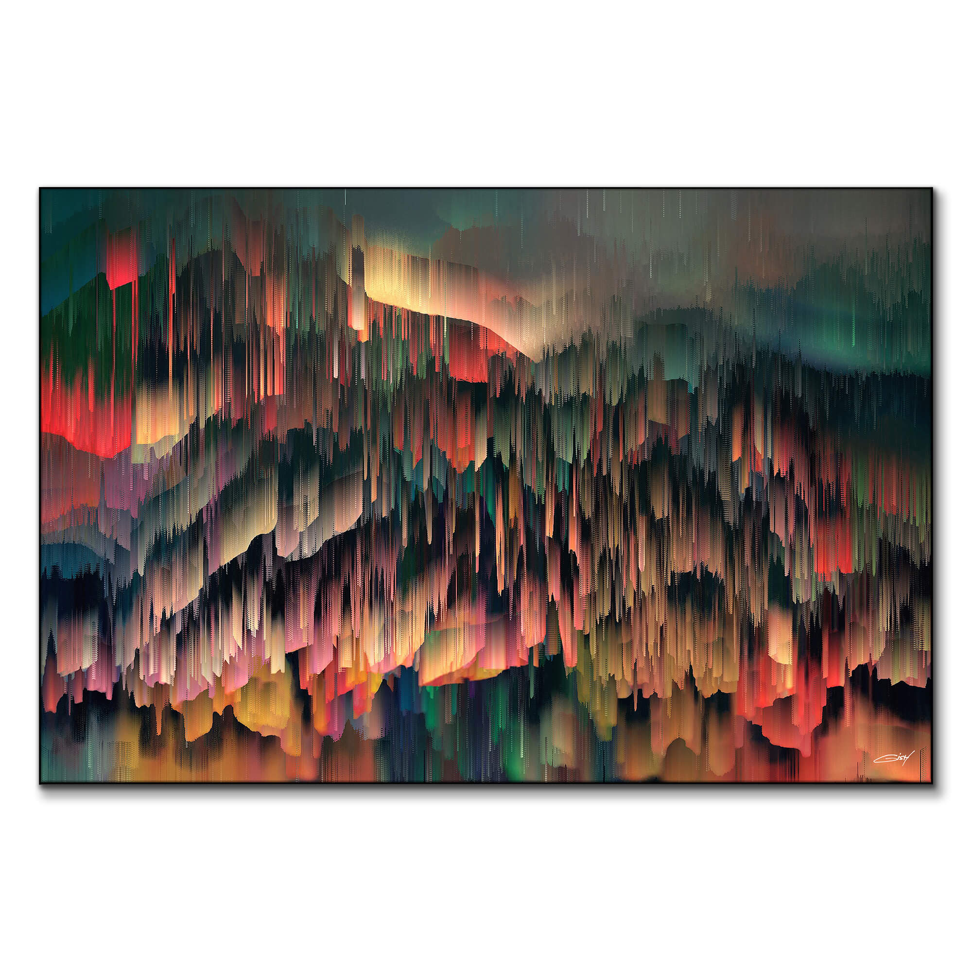 Colorful Abstract Art Painting hand-painted #HM1893