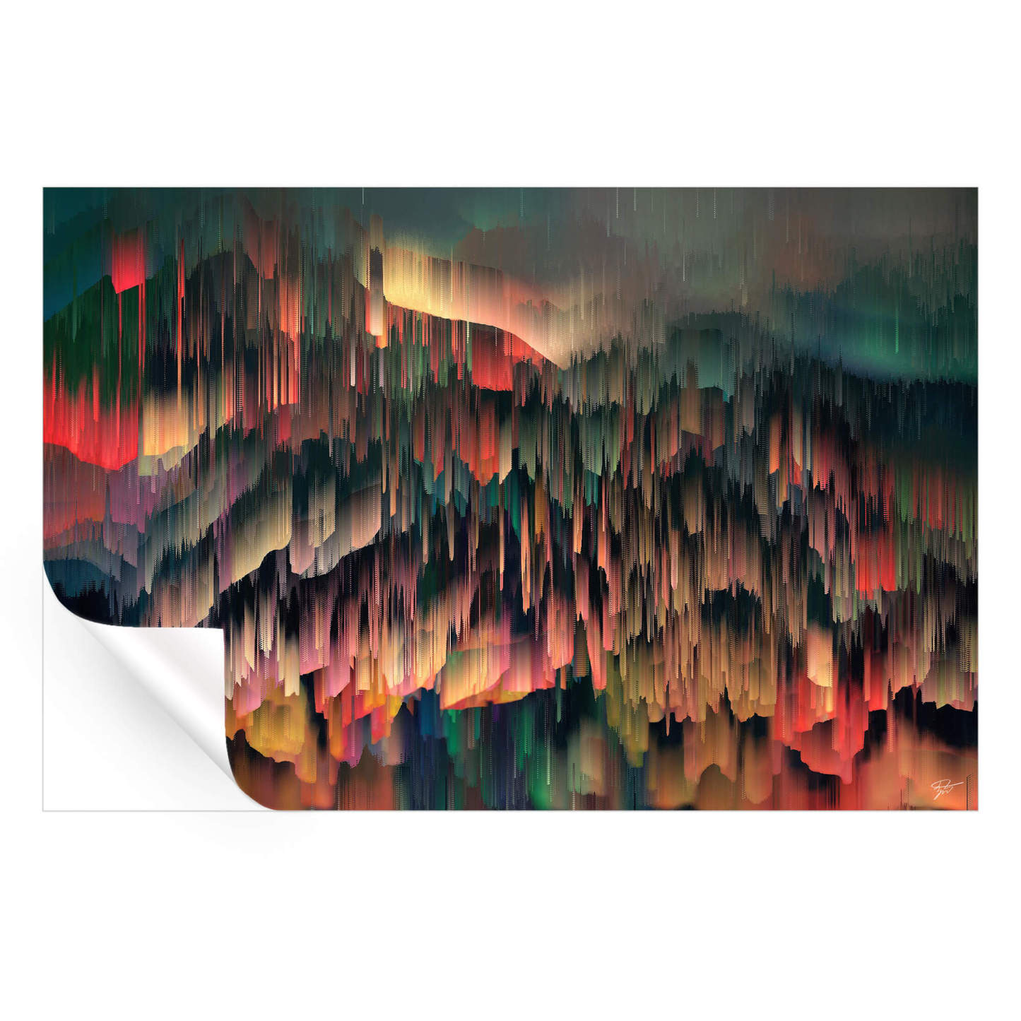 Colorful Abstract Art Painting hand-painted #HM1893