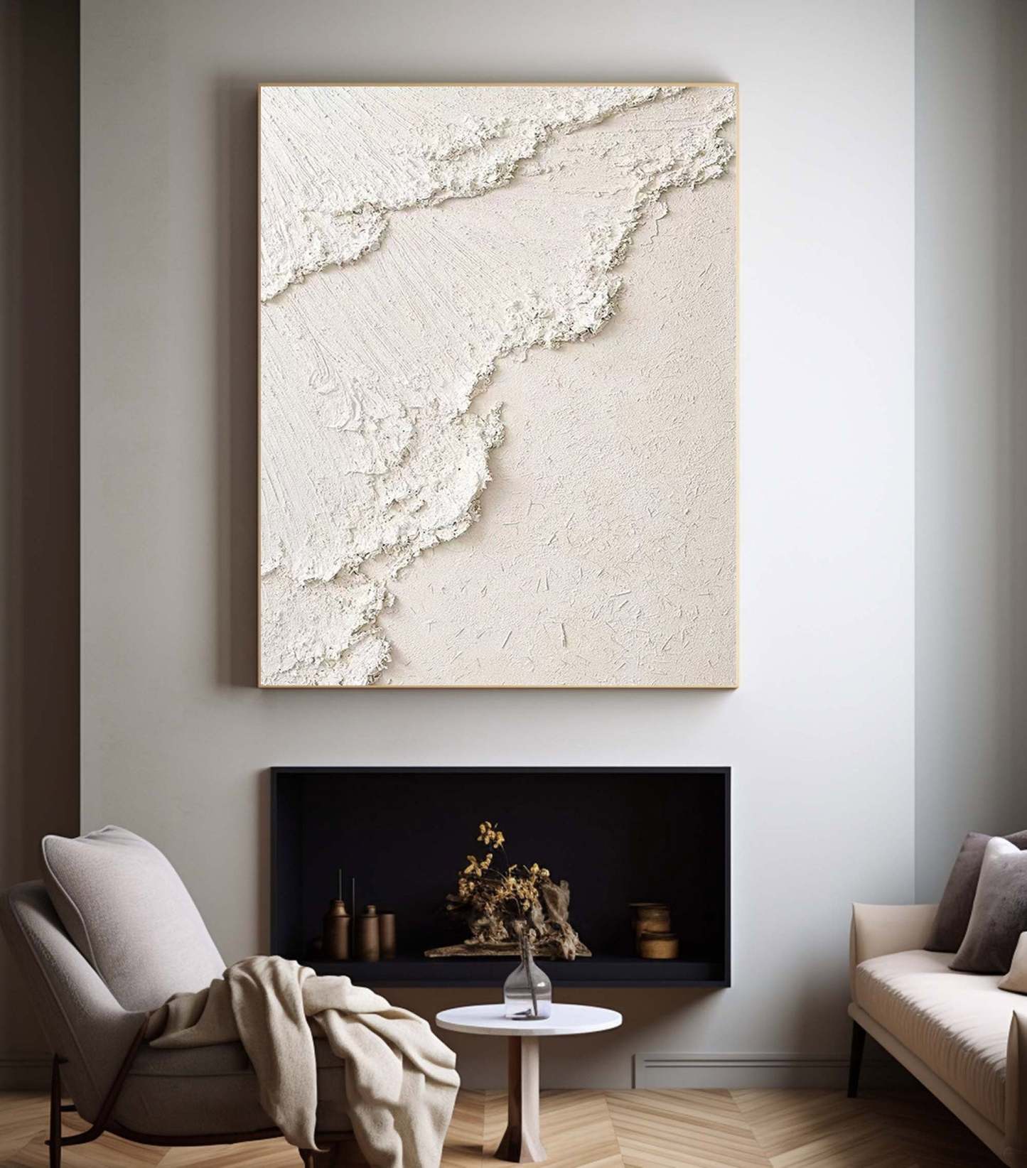 Plaster Art Painting hand-painted #HM1811