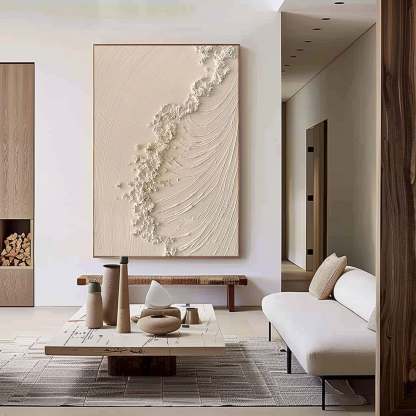 Plaster Art Painting hand - painted #HM1813