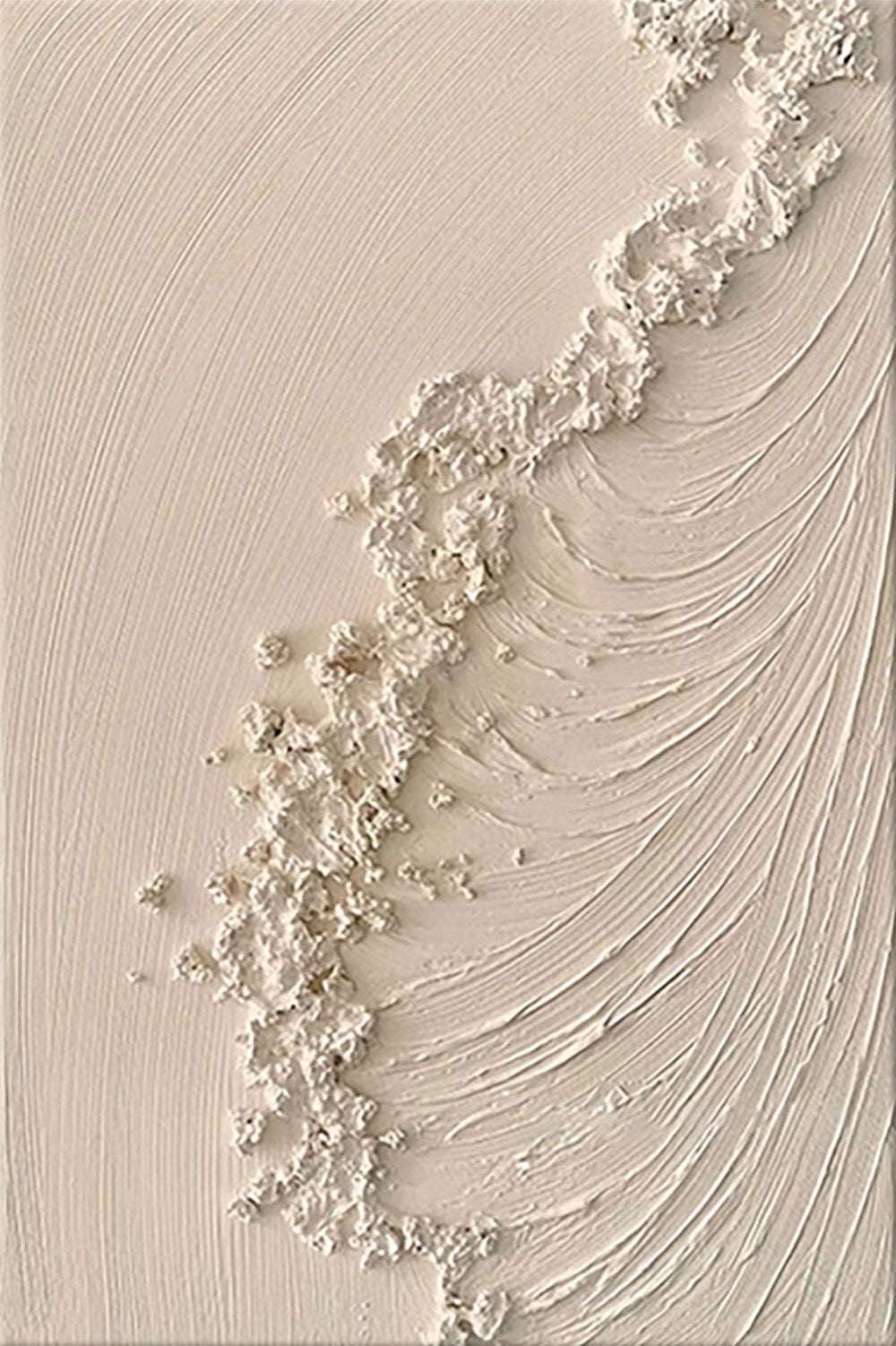 Plaster Art Painting hand - painted #HM1813