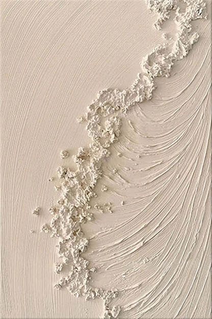 Plaster Art Painting hand - painted #HM1813