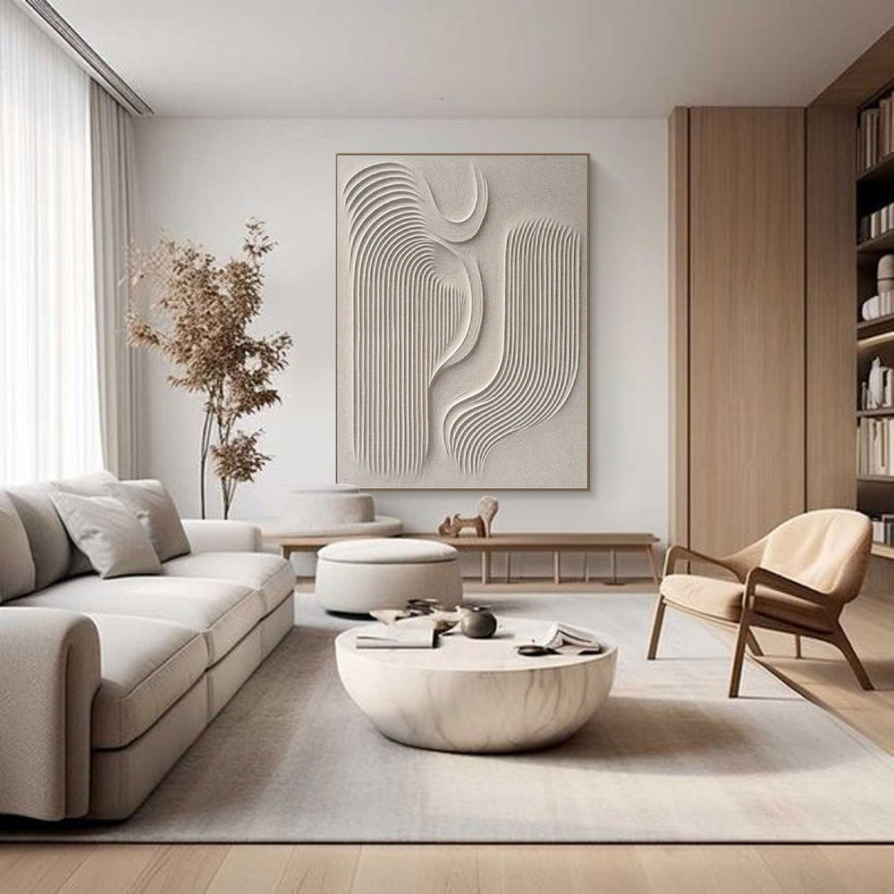 Plaster Art Painting hand - painted #HM1833